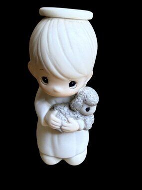 Precious Moments Shepherd Of Love Angel Figurine 1986 Enesco Samuel J Butcher 3”
